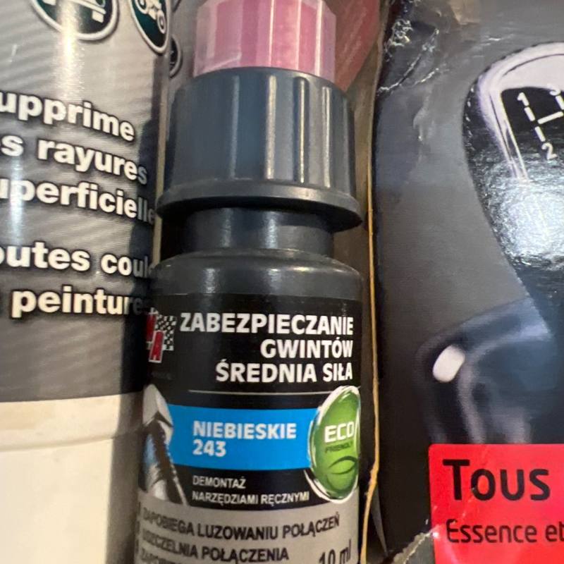 Frein filet résistance moyenne bleu 243 10 ml MA Professional