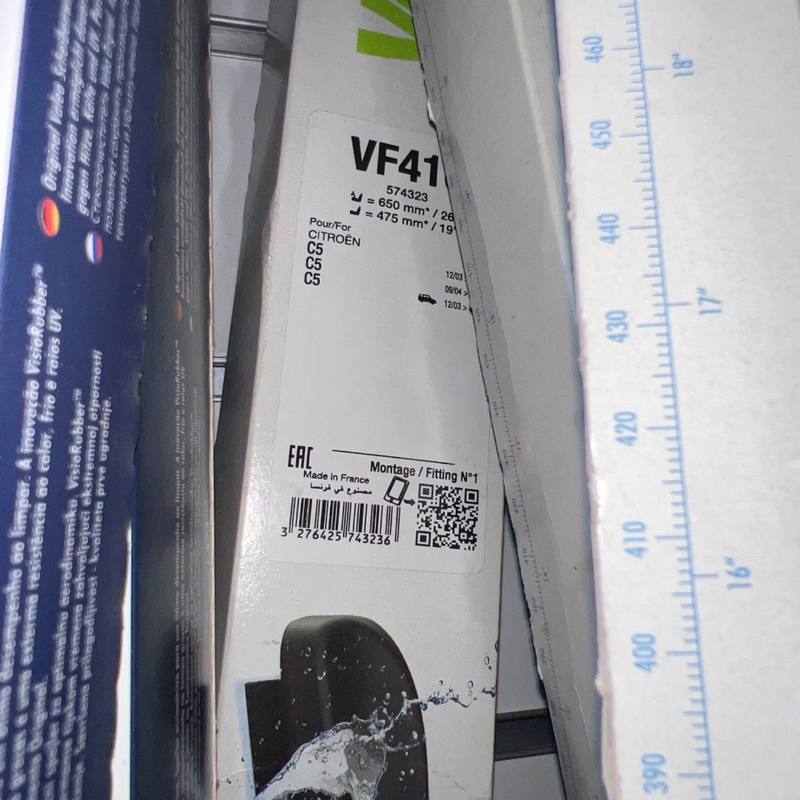 Balais d'essuie-glace avant Valeo 574323