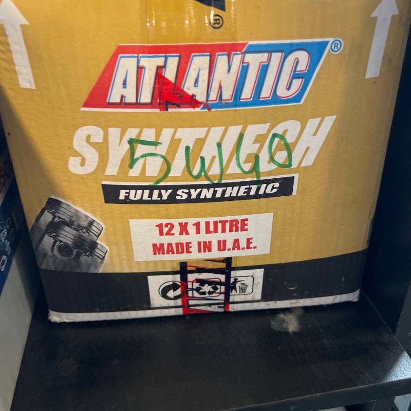 Huile moteur Synthech 5W-40 entièrement synthétique 1 L Atlantic