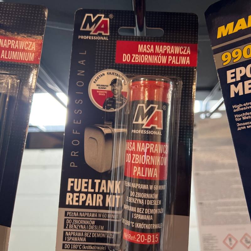 Pâte de réparation pour réservoirs de carburant MA Professional 20-B15