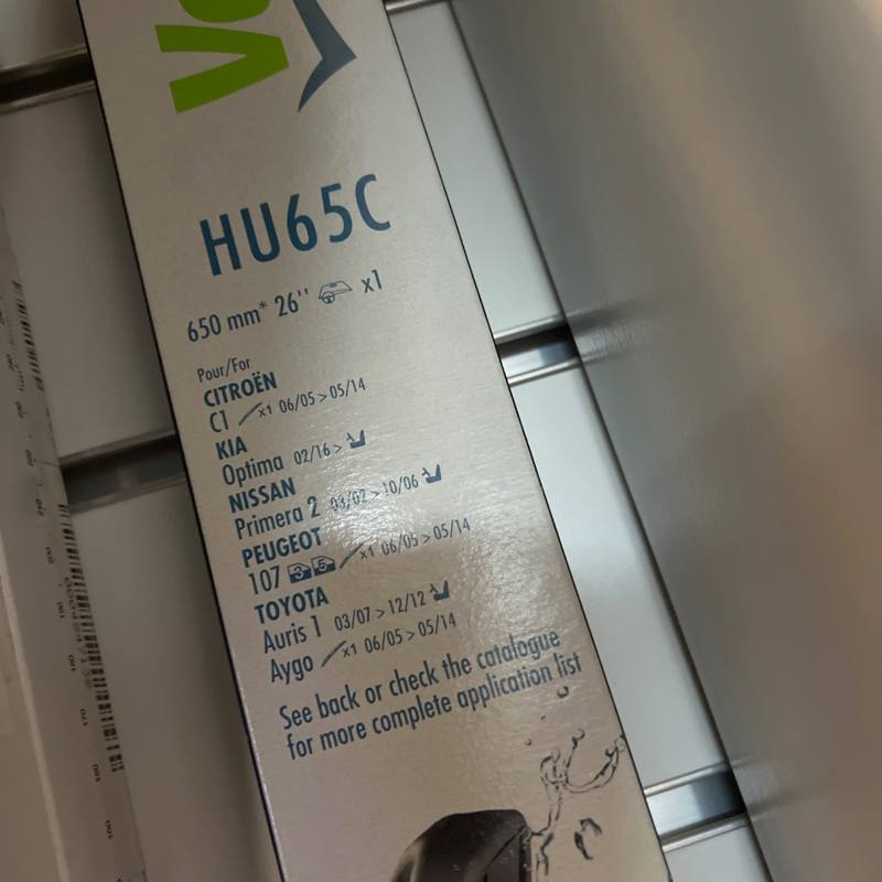 Balai d'essuie-glace Valeo HU65C