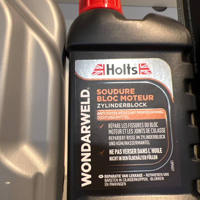 Soudure bloc moteur Wondarweld anti-fuites Holts