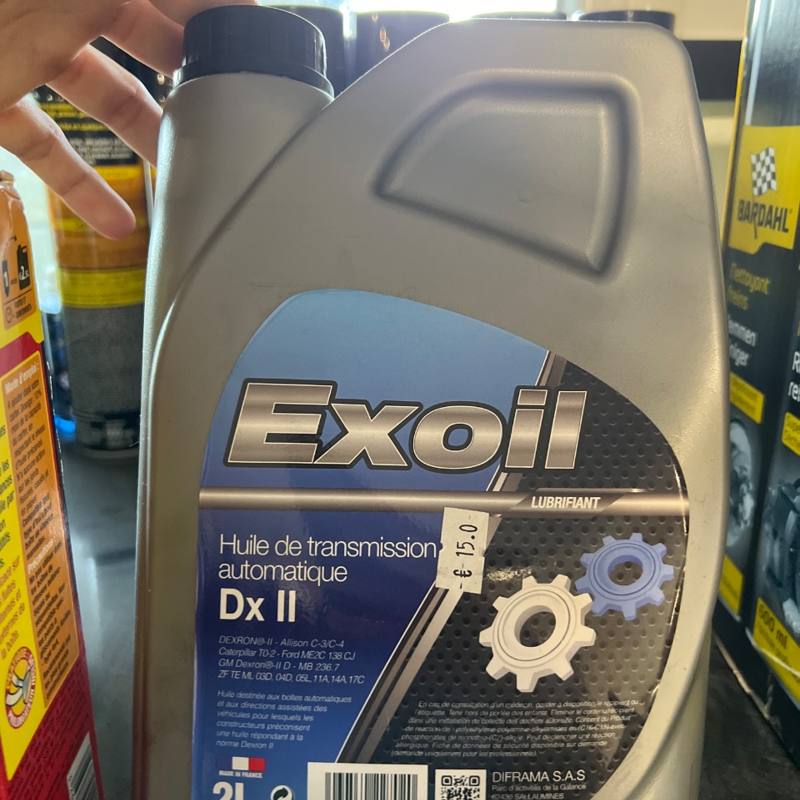 Huile de transmission automatique Dx II 2 L Exoil 3460530227020