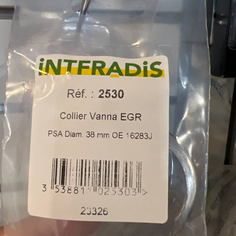 Collier de vanne EGR Intfradis 2530