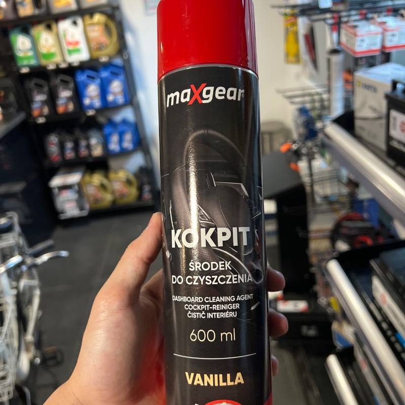 Nettoyant tableau de bord Kokpit parfum vanille 600 ml Maxgear