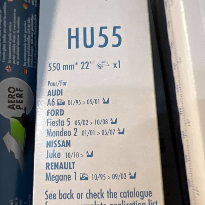 Balai d'essuie-glace Valeo HU55