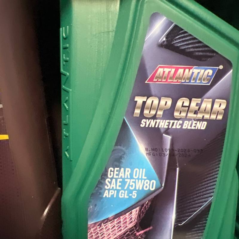 Huile de boîte Top Gear Synthetic Blend 75W-80 GL-5 1 L Atlantic