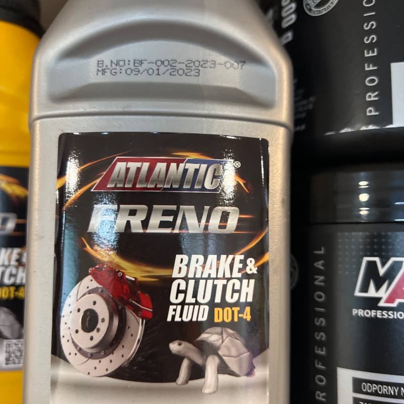 Liquide de frein et d'embrayage Freno DOT 4 500 ml Atlantic