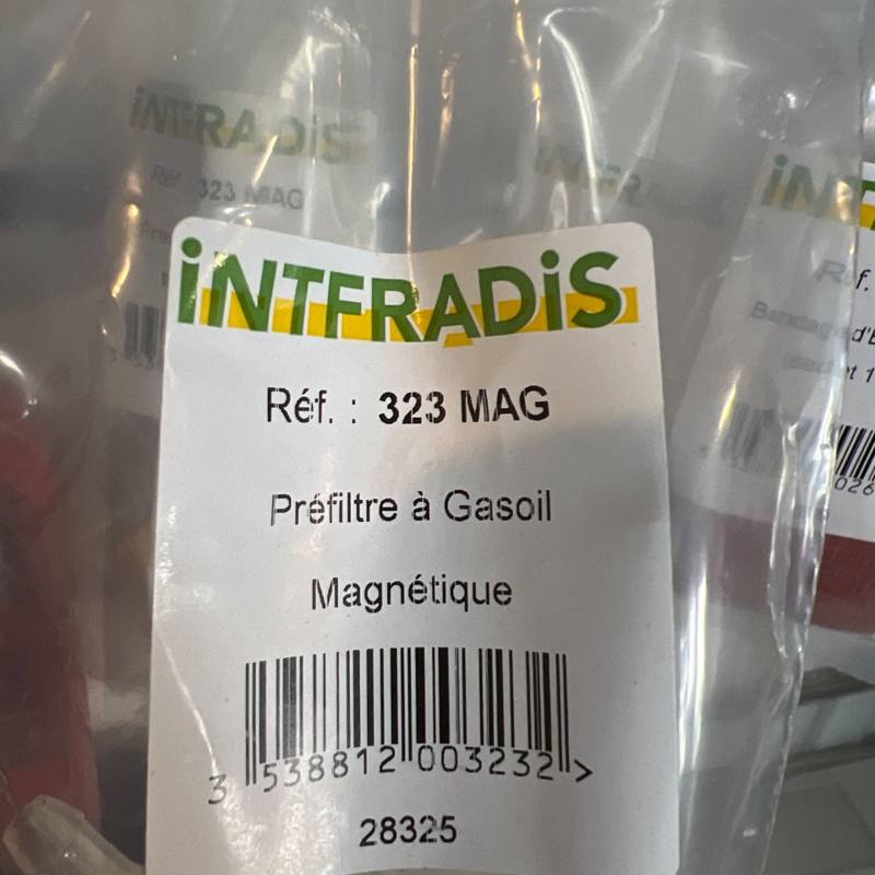 Préfiltre à gasoil magnétique Intfradis 323 MAG