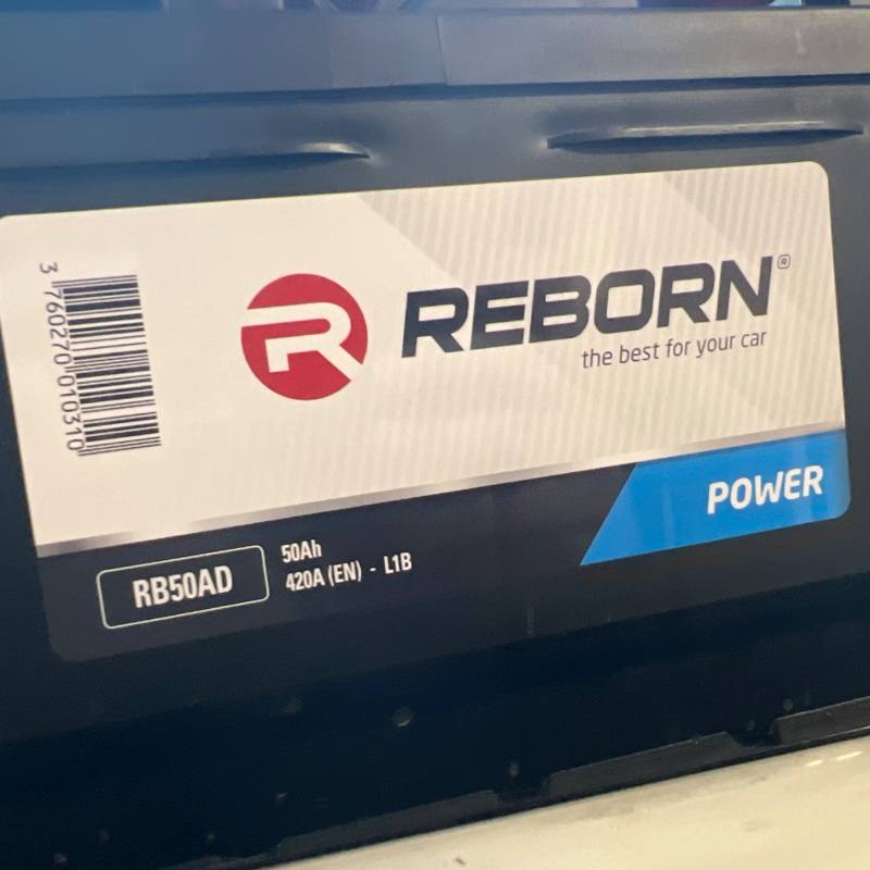 Batterie de démarrage Power 12V 50Ah Reborn RB50AD