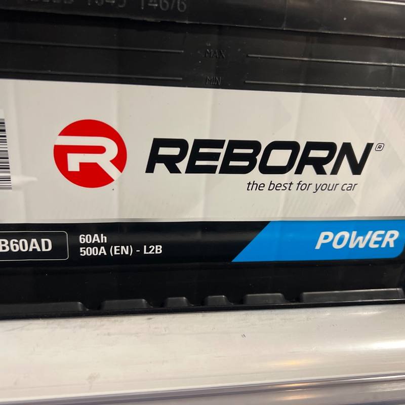 Batterie de démarrage Power 60Ah 500A Reborn RB60AD