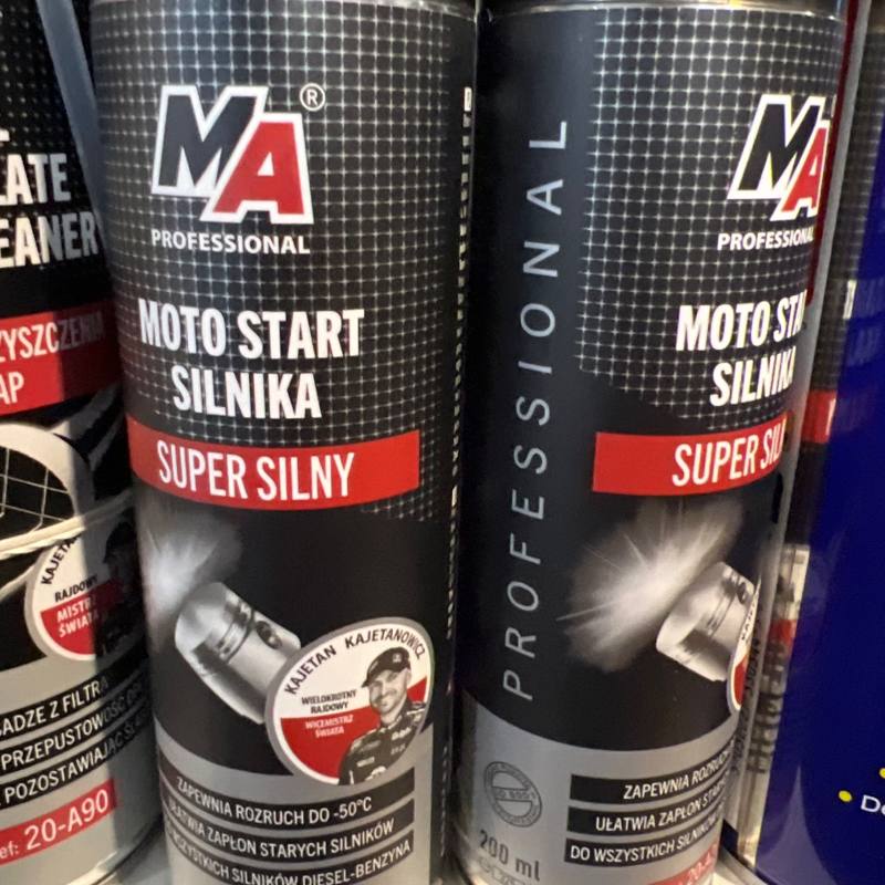 Aérosol d'aide au démarrage moteur super fort 200 ml MA Professional 20-A20