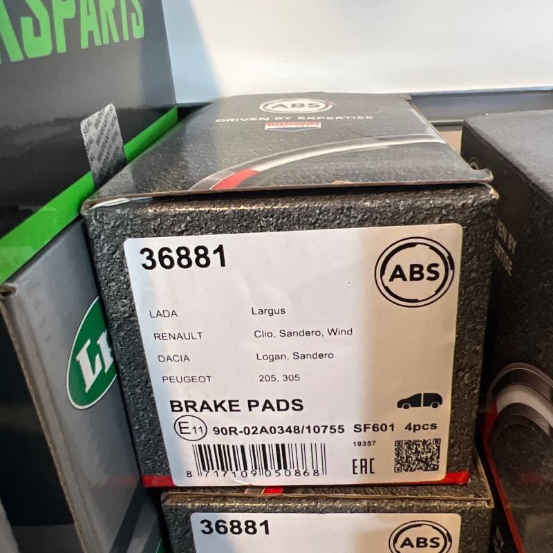 Plaquettes de frein ABS 36881