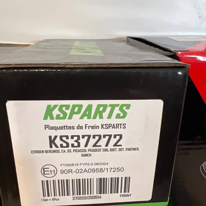 Plaquettes de frein avant KSPARTS KS37272