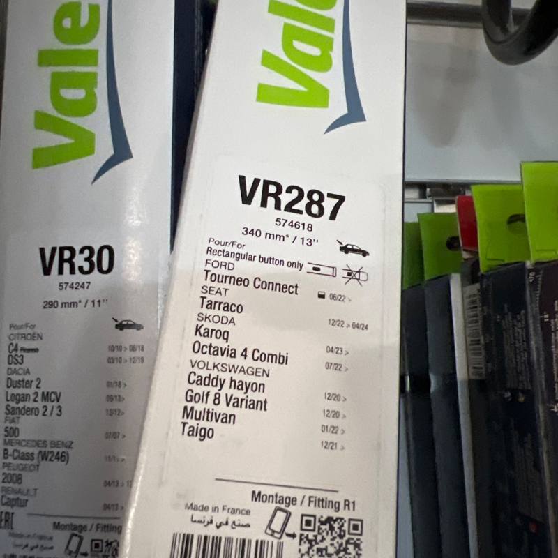Balai d'essuie-glace arrière Valeo VR287